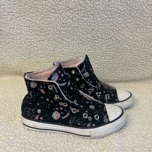 Converse Kids Galaxy Print High-Top Sneakers